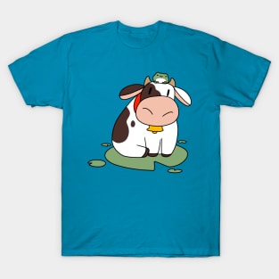 Lilypad Cow and Frog T-Shirt